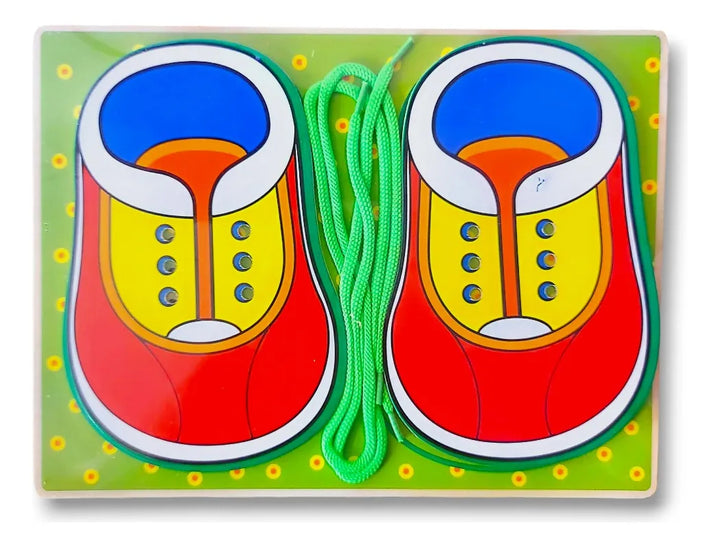 Juguete Didáctico Para Los Niños Aprender A Atar Los Zapatos