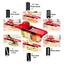 Cortador De Verduras Mandolina 6 En 1 Rallador Rebanador