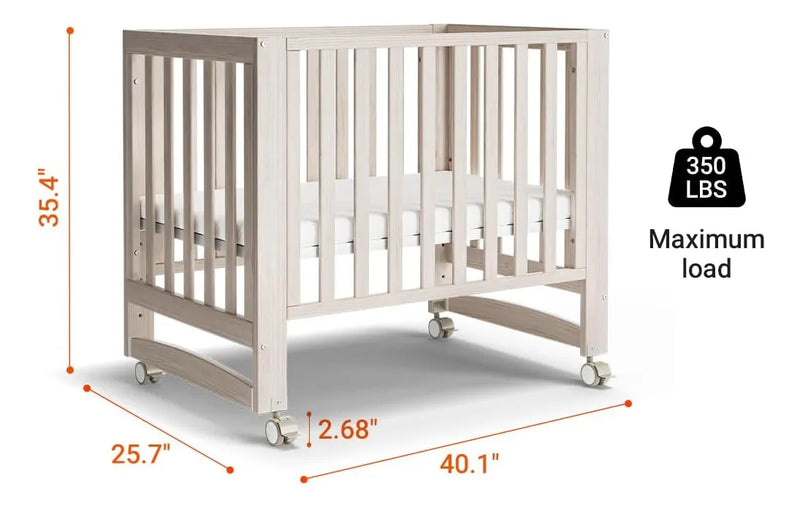 Cuna Evolutiva 6 En 1 De Madera Maciza