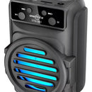 Parlante Portátil Inalámbrico Bluetooth Fm Tf Recargable Rgb