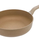 Sartén Imusa Terra De 24cm Arena Con Tapa De Vidrio Color Beige