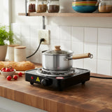 Estufa Electrica Sencilla De Un Puesto Cocina 1000w 60hz Negro