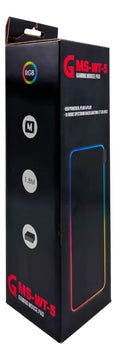 Pad Mouse Gamer Rgb Xxl Luminoso Led 80*30 Cm Antideslizante Negro