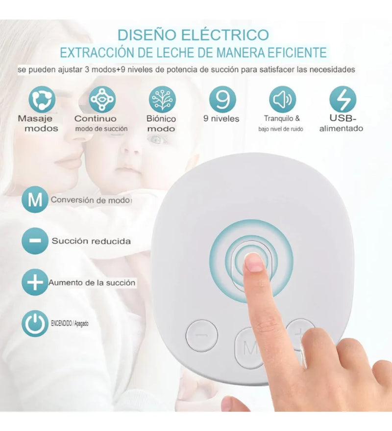 Doble Extractor Leche Materna Eléctrico