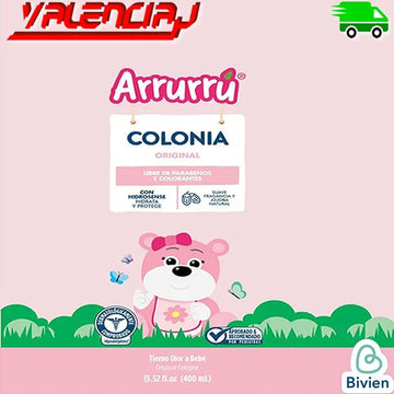 Colonia Bebe Arrurú Original 400+800ml Rosa