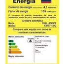 Lavadora Automática 15 Kg Challenger Cw 5711 Dg Dark Gray