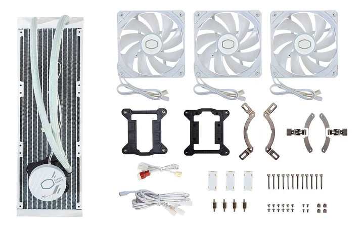 Refrigeración Liquida Cooler Master Ml360 Core Argb Blanca