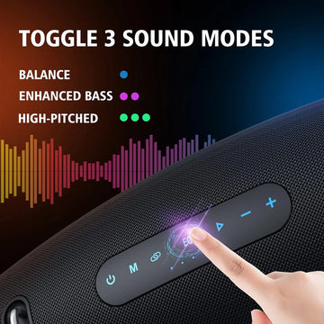 Zealot - Altavoces Bluetooth Portátiles De 75 W Con Tecnolog Color Negro
