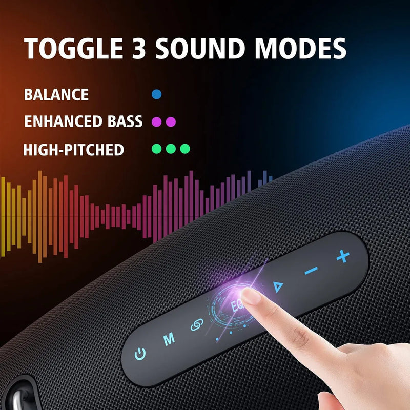 Zealot - Altavoces Bluetooth Portátiles De 75 W Con Tecnolog Color Negro