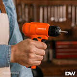 Taladro Atornillador Inalámbrico 8v Daewoo Dacd8v 10mm Naranja 50 Hz/60 Hz