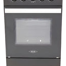 Estufa Romero Vidrio Haceb 50 Cms Gas Natural Negra Color Negro 120