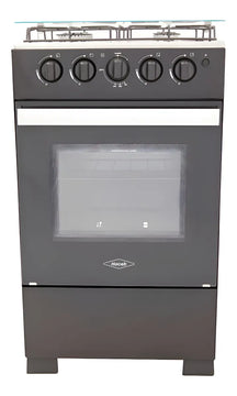 Estufa Romero Vidrio Haceb 50 Cms Gas Natural Negra Color Negro 120