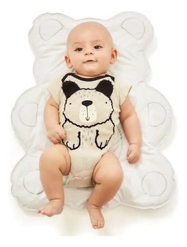 Cambiador Semi Acolchado Oso Para Bebe Toral Blanco