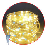 Instalación Lineal New Flash Led Con Destellos 30mt Navideña Cálida