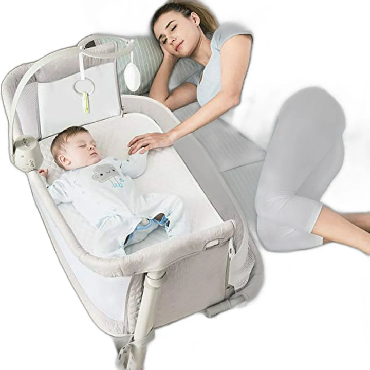 Bebé De La Cuna, Cama Cunas Ronbei De Noche Del Durmiente De