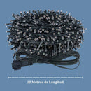 Luces De Navidad Solar Extension Luz Micro Led Navideñas Blanco