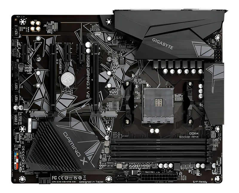 Motherboard Gigabyte B550 Gaming X V2 Ddr4 Am4 Color Negro