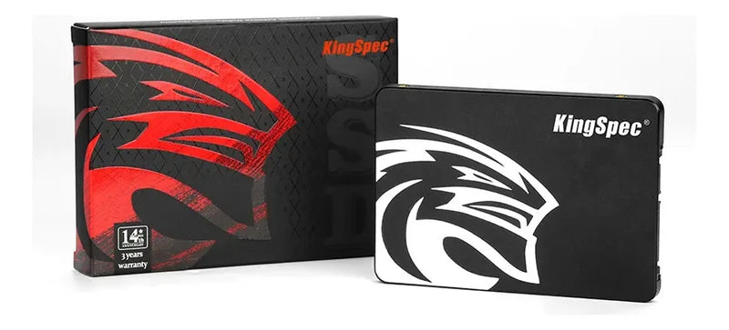 Unidad sólida interna KingSpec P4-480 de 480 GB, negra