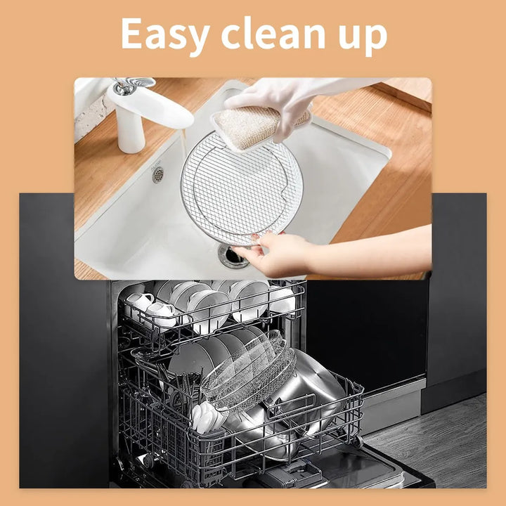 Estantes De Acero Inoxidable Para Freidora De Aire 11 Piezas