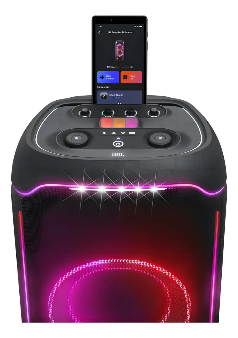 Parlante JBL PARTYBOX ULTIMATE portátil con bluetooth y wifi negra
