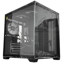 Gabinete Chasis Para Pc Gamer Pecera Argb Negro + 5 Cooler