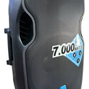Cabina Activa De 15 Audio Sound Con Trípode Y Micrófono Negro