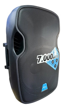 Cabina Activa De 15 Audio Sound Con Trípode Y Micrófono Negro