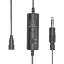 Micrófono Lavalier De Condensador Audio-technica Atr3350xis Color Negro