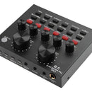 Mini Mezclador Audio En Vivo, Tarjeta De Sonido Externa Usb