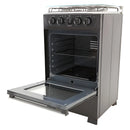 Estufa Romero Vidrio Haceb 50 Cms Gas Natural Negra Color Negro 120