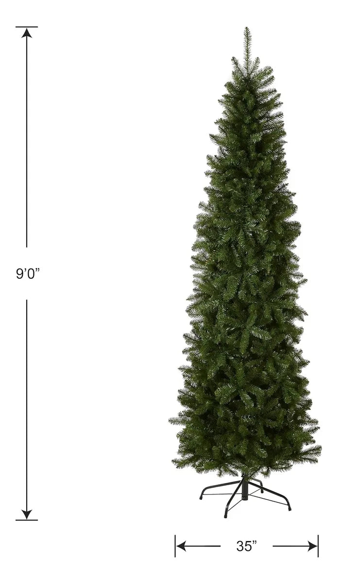 Árbol Artificial Delgado Kingswood Fir 9 Pies