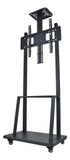 Soporte Piso Pedestal Tv Estante Mesa 32 A 70 Metalico Color Negro