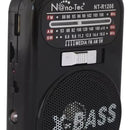 Parlante Bluetooth Antena Radio Batería Recargable Linterna Diseño