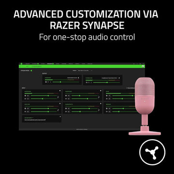 Micrófono Razer Seiren V3 Mini Ultra Compacto Usb Color Rosa