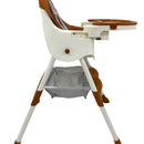 Silla De Comer 3 En 1 Kidshop Cy006 Plegable Marrón