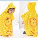 Tonwhar Ninos Bano/piscina/playa Con Capucha Poncho Toalla-d