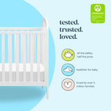 Cuna 3 En 1 Convertible A Cama Infantil Y Sofá Blanca