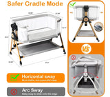 Cuna 3 En 1 Ultra Versátil Con Altura Ajustable