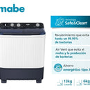 Lavadora Semiautomática 13kg Mabe Lmd3123hbab0
