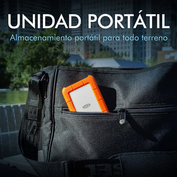 Disco duro externo LaCie Rugged STFR2000800 2TB naranja