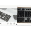 Teclado Bluetooth Ihome Imack | Diseño Elegante | Teclas Mac Teclado Gris/negro