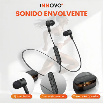 Audifono Bluetooth Deportivo Control Volumen Con Estuche Kin Hifi Sound Hifi Sport