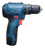 Taladro Percutor Atornillador Inalámbrico 18v Brushless 10mm Azul Acero 50hz/60hz