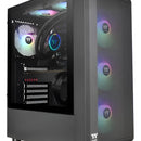 Gabinete Gamer Thermaltake S200 Tg Argb Black 3x120mm Rgb F