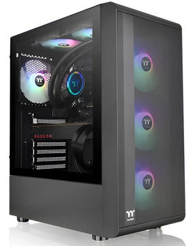 Gabinete Gamer Thermaltake S200 Tg Argb Black 3x120mm Rgb F