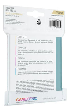 Fundas Protectores Sleeves Prime Dixit Bg 81x122 X 90mm