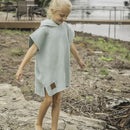Portside Pier - Poncho De Toalla Con Capucha Premium Para Ni