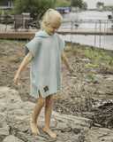 Portside Pier - Poncho De Toalla Con Capucha Premium Para Ni