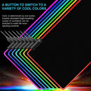 Mouse Pad Gamer Rgb Led 30x80cm Tapete Almohadilla Grande Negro