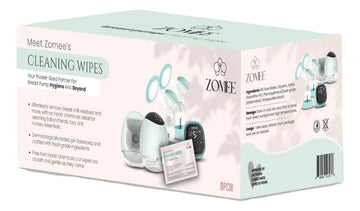 Zomee Toallitas De Limpieza Para Extractor De Leche, Elimina